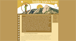 Desktop Screenshot of boulderkrishnahouse.com